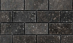 Mozaiek Belgisch hardsteen gepolijst rechthoekig