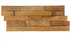 Teak Wood Cladding Rustic strip 4cm