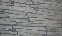 Wall Cladding sliced Java Basalt ingevoegd